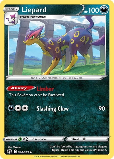 Image for Liepard (40/73) (CHP) - Pokemon