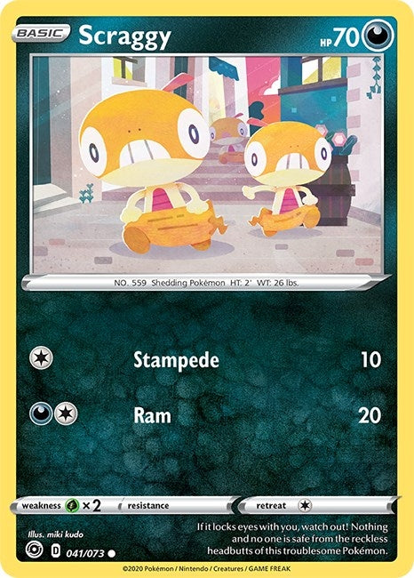 Image for Scraggy (41/73) (CHP) - Pokemon