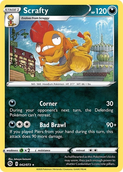 Image for Scrafty (42/73) (CHP) - Pokemon
