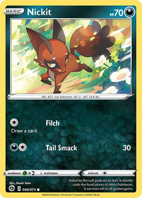 Image for Nickit (46/73) (CHP) - Pokemon
