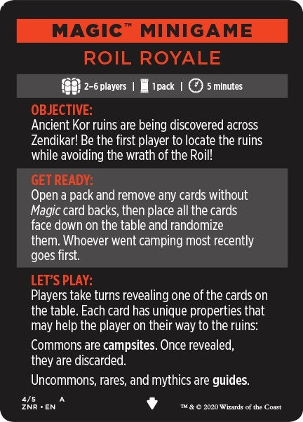 Image for Magic Minigame: Roil Royale (4) (ZNR) - Magic: The Gathering