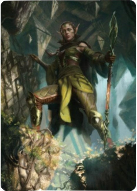 Image for Nissa of Shadowed Boughs Art Card (5/81) (5) (ASZNR) - Magic: The Gathering