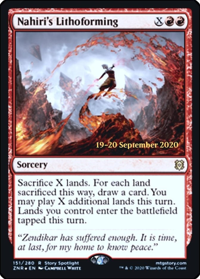 Image for Nahiri's Lithoforming (151) - Magic: The Gathering