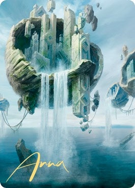 Image for Island Art Card (11/81) (Gold-Stamped Signature) (11) (ASZNR) - Magic: The Gathering