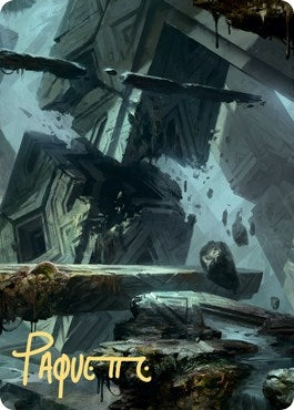 Image for Swamp Art Card (15/81) (Gold-Stamped Signature) (15) (ASZNR) - Magic: The Gathering