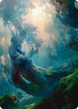 Image for Forest Art Card (21/81) (Gold-Stamped Signature) (21) - Magic: The Gathering