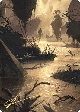 Image for Murkwater Pathway Art Card (Gold-Stamped Signature) (26) - Magic: The Gathering