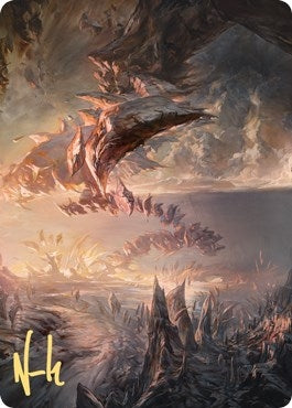 Image for Needleverge Pathway Art Card (Gold-Stamped Signature) (27) (ASZNR) - Magic: The Gathering