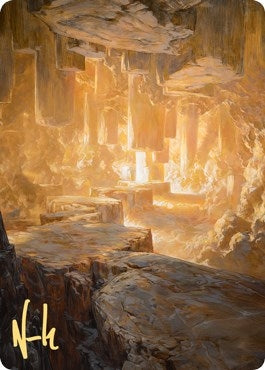Image for Pillarverge Pathway Art Card (Gold-Stamped Signature) (28) - Magic: The Gathering
