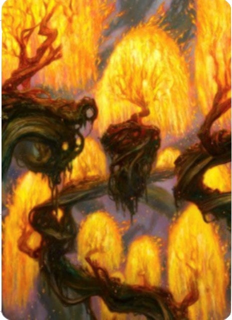 Image for Grove of the Burnwillows Art Card (34) (ASZNR) - Magic: The Gathering