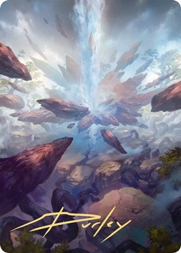 Image for Prismatic Vista Art Card (Gold-Stamped Signature) (35) (ASZNR) - Magic: The Gathering
