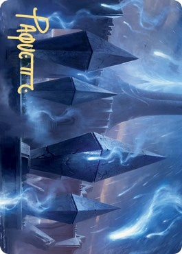 Image for Sea Gate Restoration Art Card (Gold-Stamped Signature) (49) (ASZNR) - Magic: The Gathering