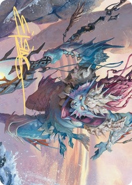 Image for Umara Wizard Art Card (Gold-Stamped Signature) (52) - Magic: The Gathering
