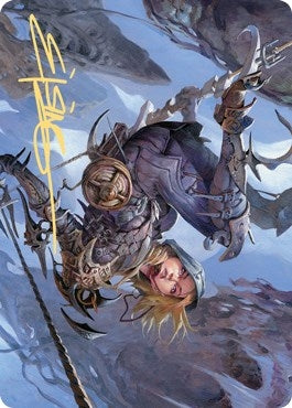 Image for Blackbloom Rogue Art Card (Gold-Stamped Signature) (53) (ASZNR) - Magic: The Gathering