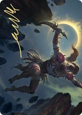 Image for Nighthawk Scavenger Art Card (Gold-Stamped Signature) (58) (ASZNR) - Magic: The Gathering