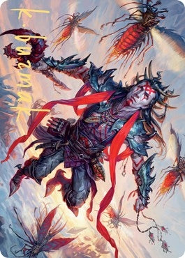 Image for Scion of the Swarm Art Card (Gold-Stamped Signature) (59) (ASZNR) - Magic: The Gathering