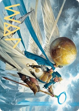 Image for Linvala, Shield of Sea Gate Art Card (Gold-Stamped Signature) (77) (ASZNR) - Magic: The Gathering