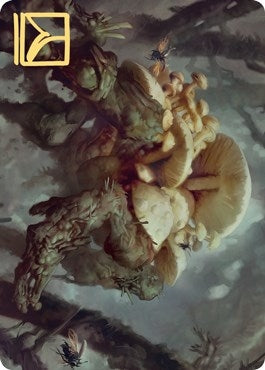 Image for Swarm Shambler Art Card (Gold-Stamped Signature) (73) (ASZNR) - Magic: The Gathering