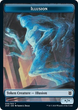 Image for Illusion // Plant Double-Sided Token (6 // 8) - Magic: The Gathering