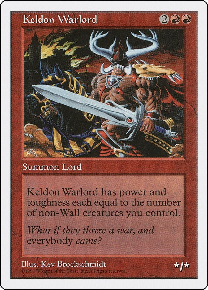 Image for Keldon Warlord - Magic: The Gathering