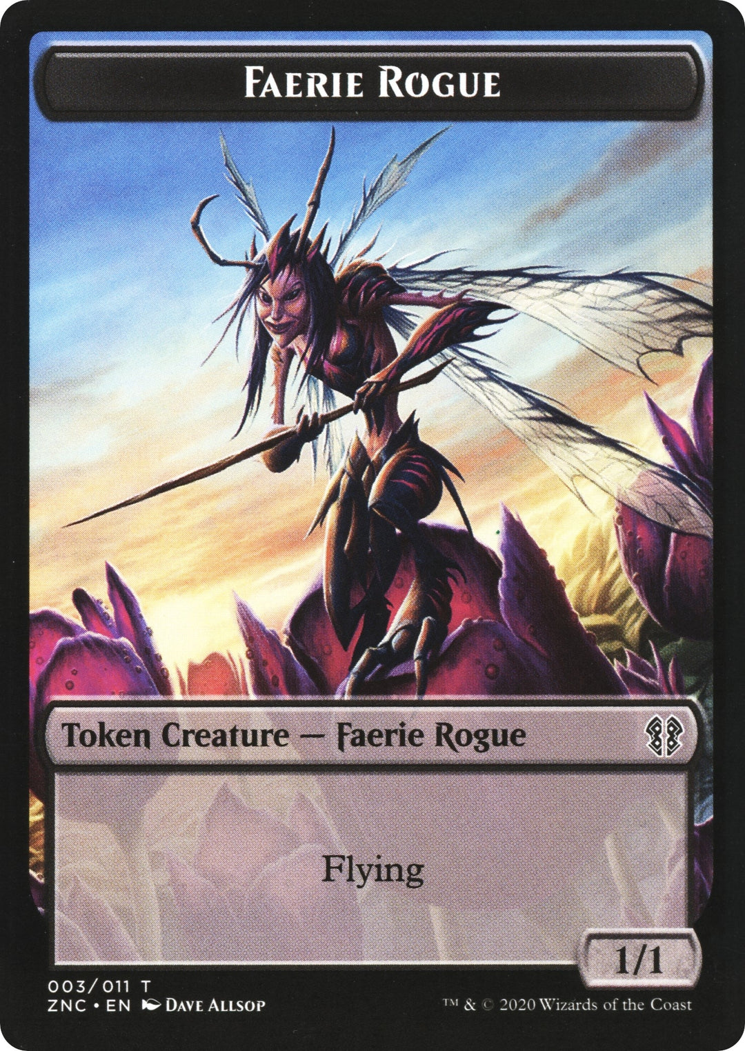 Image for Faerie Rogue // Thopter Double-Sided Token (3 // 11) - Magic: The Gathering