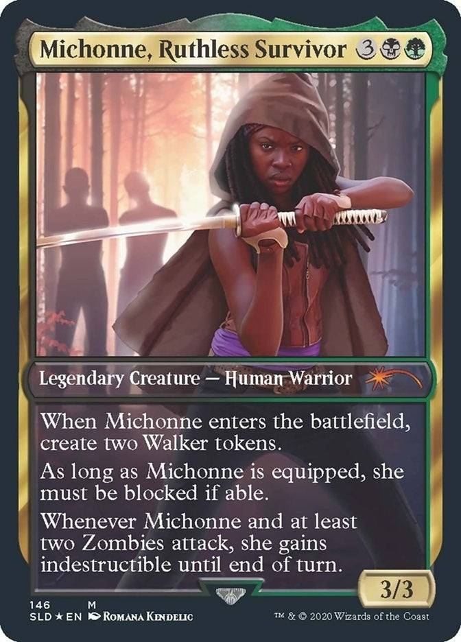 Image for Michonne, Ruthless Survivor (146) - Magic: The Gathering
