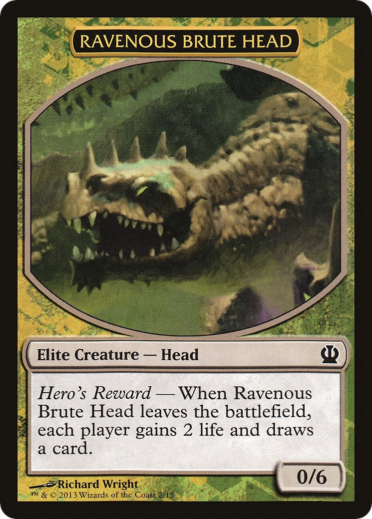 Image for Ravenous Brute Head (2) (HERO) - Magic: The Gathering