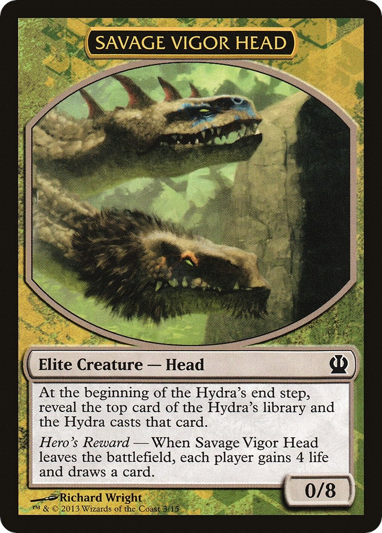Image for Savage Vigor Head (3) - Magic: The Gathering