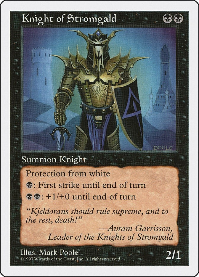 Image for Knight of Stromgald - Magic: The Gathering