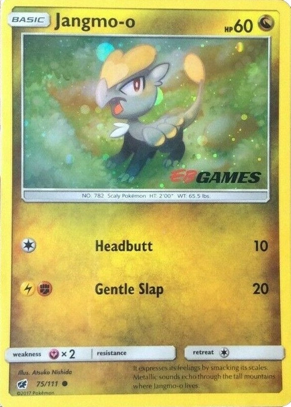 Image for Jangmo-o - 75/111 (Cosmos Holo) (EB Games Promo) (075/111) (MCAP) - Pokemon