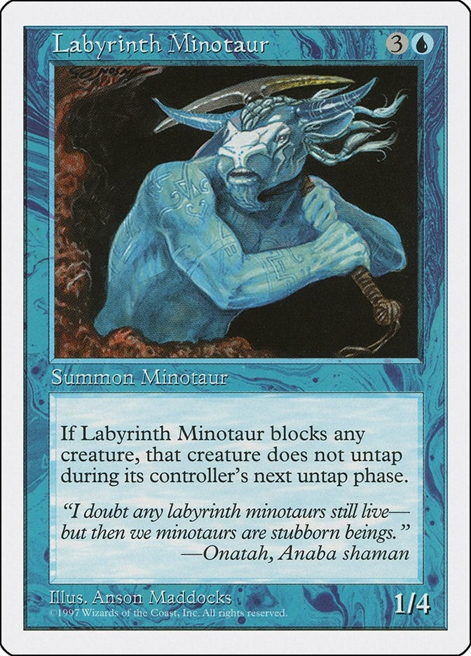 Image for Labyrinth Minotaur - Magic: The Gathering