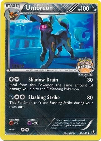 Image for Umbreon - 60/108 (Regional Championships) [Staff] (060/108) (PR) - Pokemon