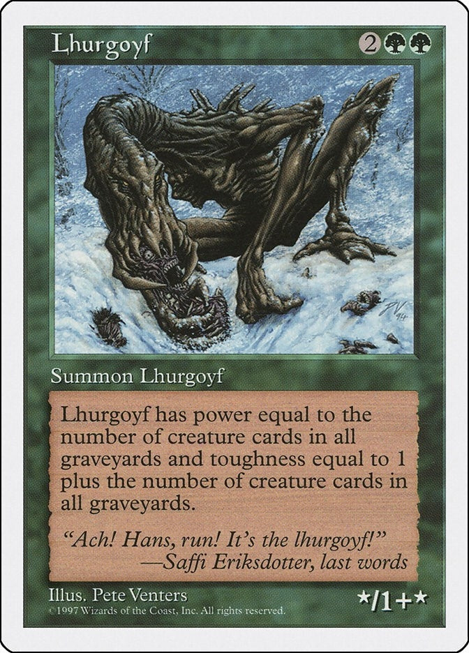 Image for Lhurgoyf - Magic: The Gathering