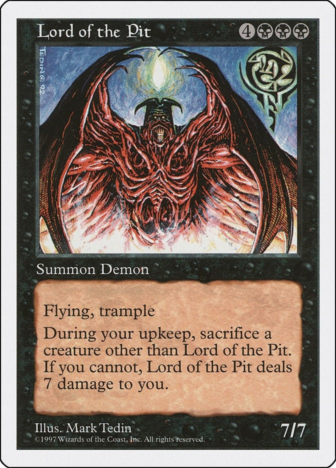 Image for Lord of the Pit - Magic: The Gathering