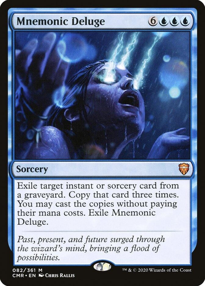 Image for Mnemonic Deluge (82) - Magic: The Gathering