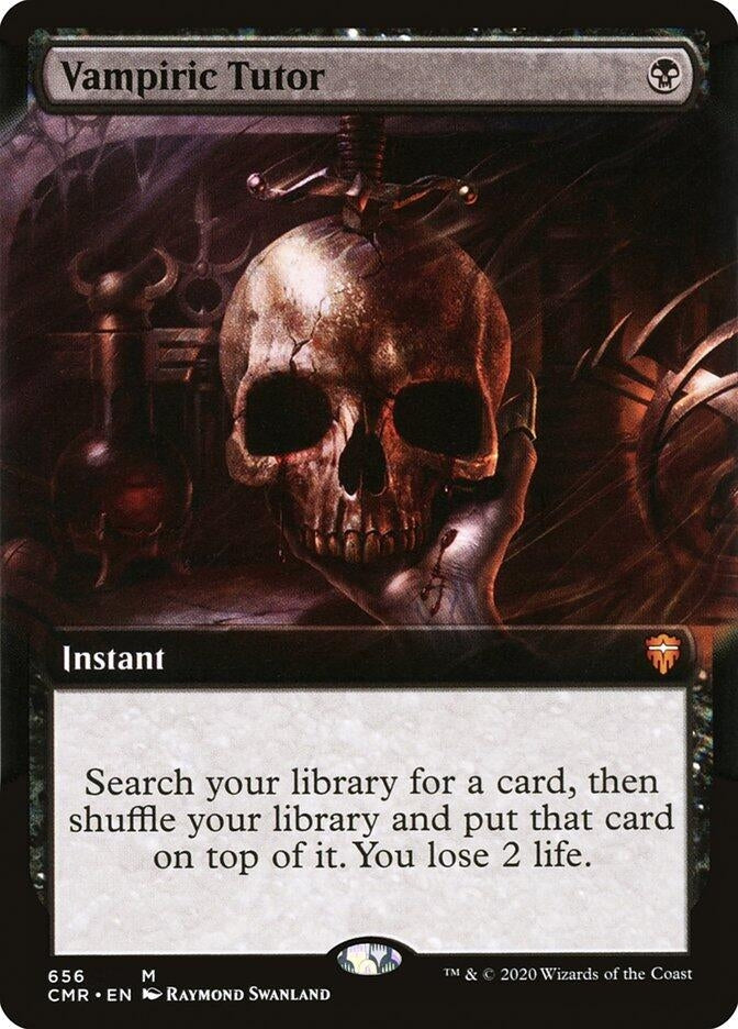 Image for Vampiric Tutor (Extended Art) (656) - Magic: The Gathering