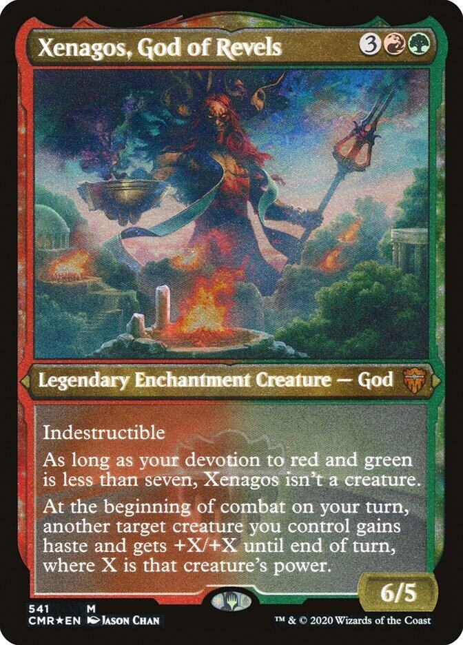 Image for Xenagos, God of Revels (Foil Etched) (541) - Magic: The Gathering