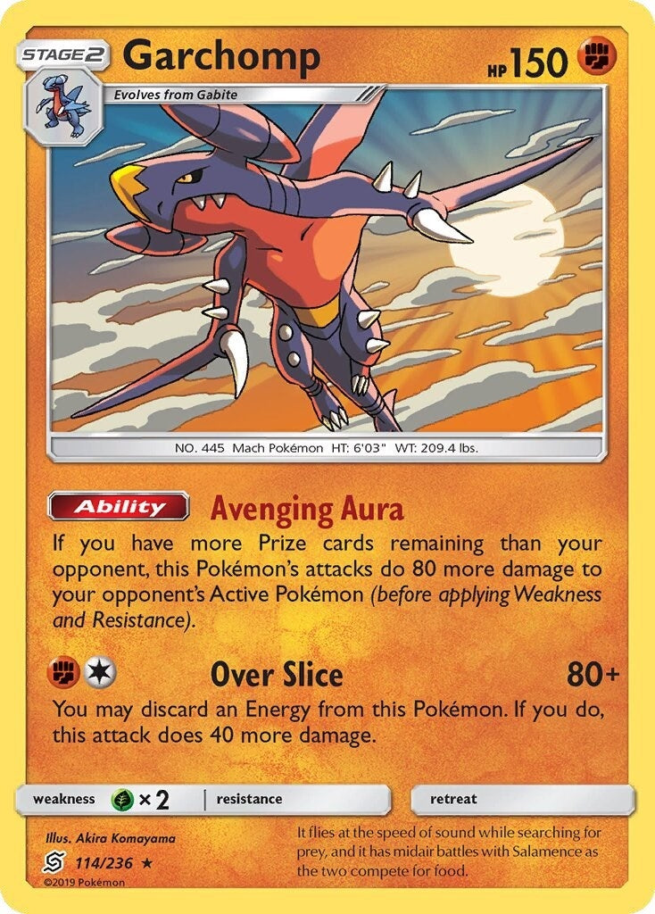 Image for Garchomp - 114/236 (SM Unified Minds) (114/236) (PR) - Pokemon