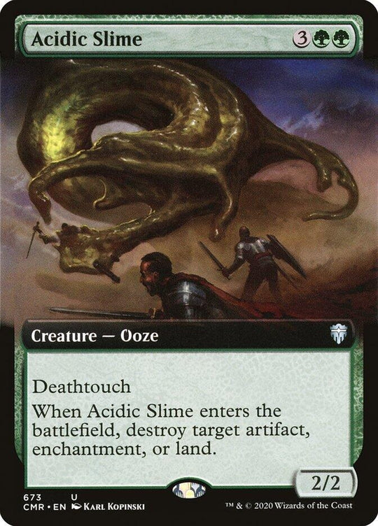 Image for Acidic Slime (Extended Art) (673) (CMR) - Magic: The Gathering