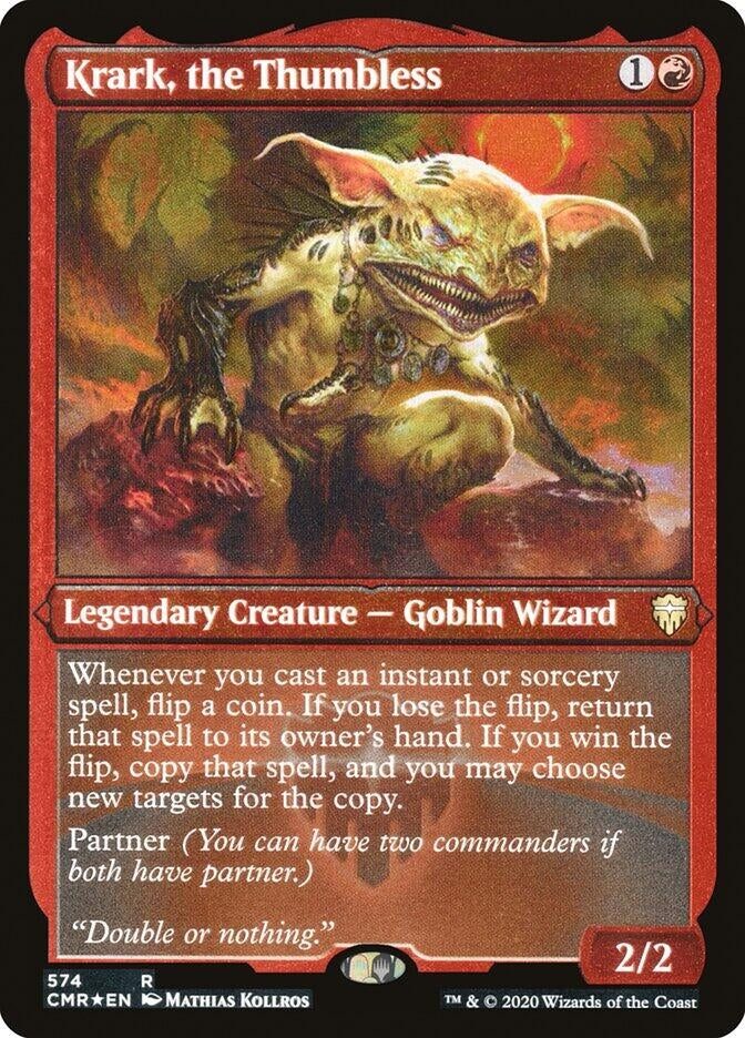 Image for Krark, the Thumbless (Foil Etched) (574) - Magic: The Gathering