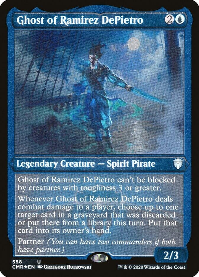 Image for Ghost of Ramirez DePietro (Foil Etched) (558) - Magic: The Gathering