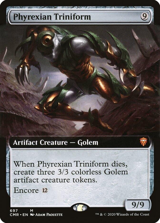 Image for Phyrexian Triniform (Extended Art) (697) - Magic: The Gathering