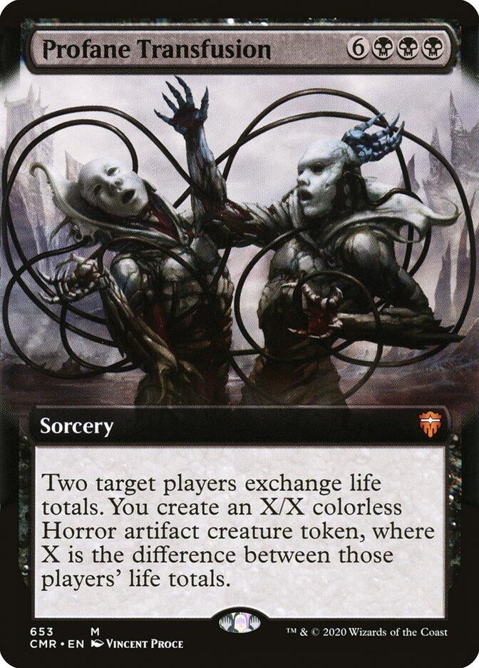 Image for Profane Transfusion (Extended Art) (653) - Magic: The Gathering