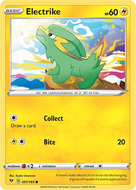Image for Electrike (051/185) (SWSH04) - Pokemon