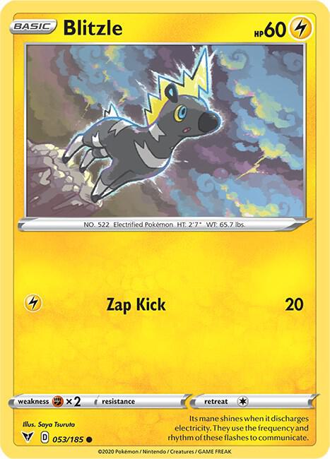 Image for Blitzle (053/185) (SWSH04) - Pokemon