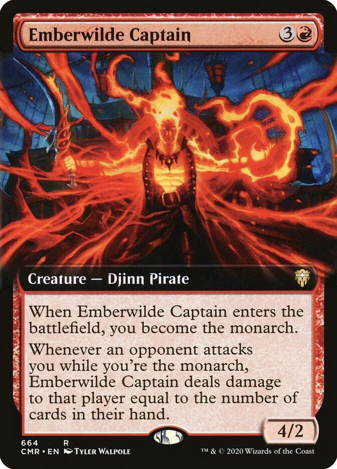 Image for Emberwilde Captain (Extended Art) (664) - Magic: The Gathering