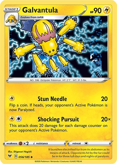 Image for Galvantula (056/185) (SWSH04) - Pokemon