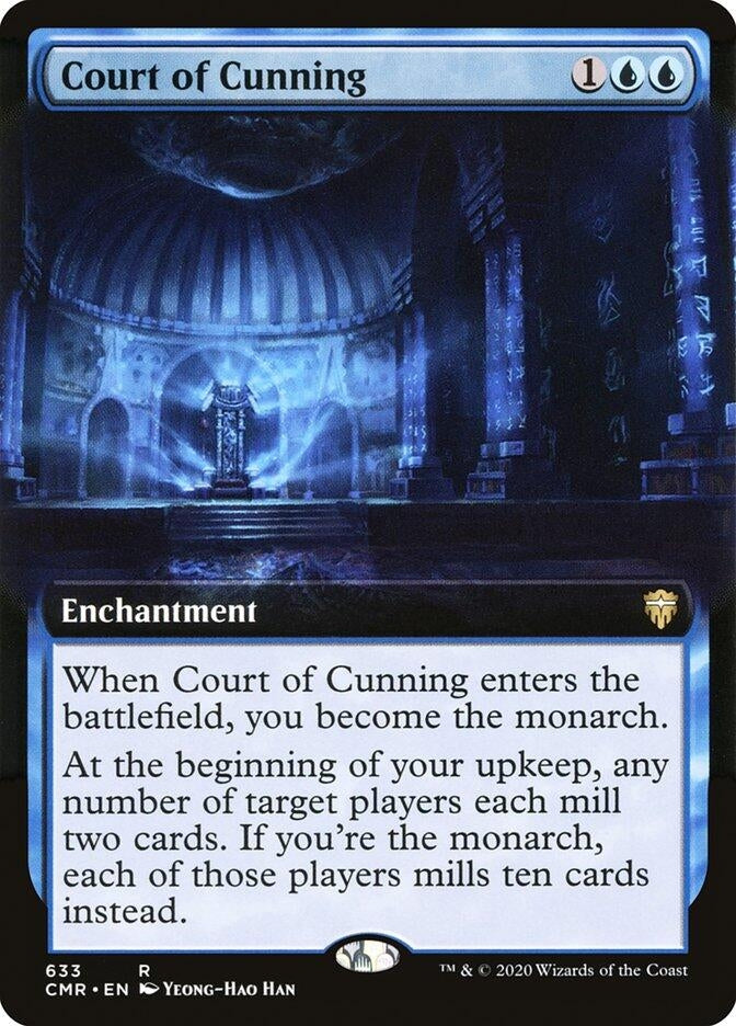 Image for Court of Cunning (Extended Art) (633) - Magic: The Gathering