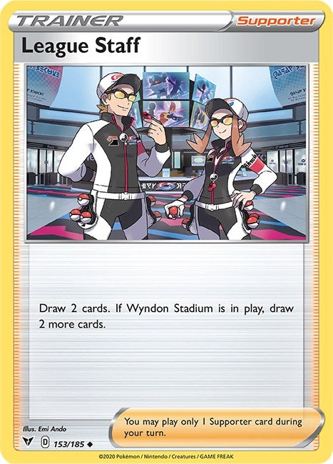 Image for League Staff (153/185) (SWSH04) - Pokemon