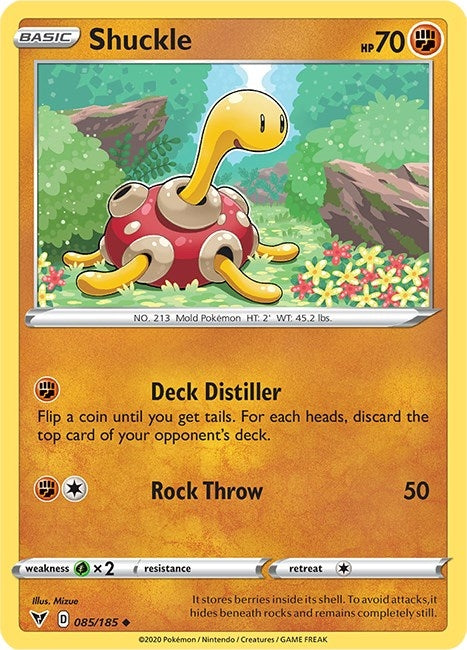 Image for Shuckle (085/185) (SWSH04) - Pokemon
